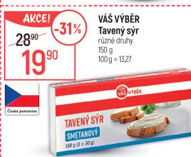 Tavený sýr Váš Výběr