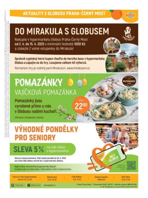akční leták Globus 2.4.2025-8.4.2025