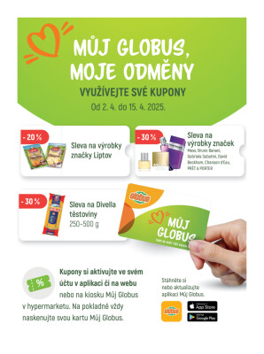 akční leták Globus 2.4.2025-8.4.2025