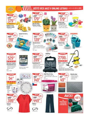 akční leták Globus 2.4.2025-8.4.2025
