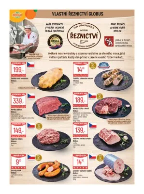 akční leták Globus 2.4.2025-8.4.2025