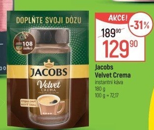 Instantní káva Jacobs Velvet Crema