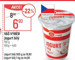 Jogurt bílý Váš Výběr