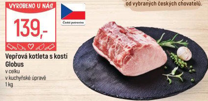 Kotleta vepřová s kostí Globus