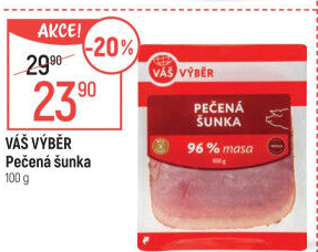 Pečená šunka nejvyšší jakosti Váš Výběr