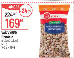 Pistácie pražené kalifornské Váš Výběr