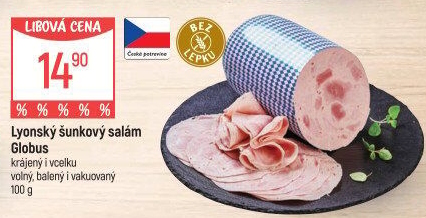 Salám lyonský šunkový Globus
