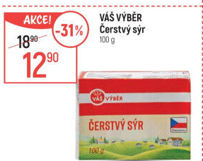 Sýr čerstvý Váš Výběr