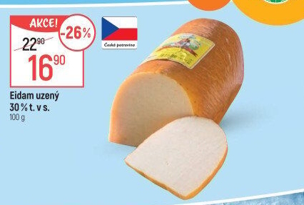 Sýr Eidam uzený 30% Lacrum