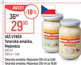 Tatarská omáčka Váš Výběr