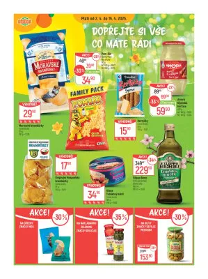 akční leták Globus 2.4.2025-8.4.2025