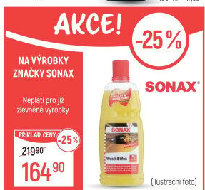 Autošampon s voskem Sonax