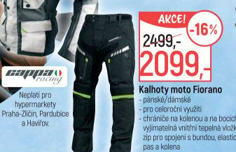 Dámské motorkářské kalhoty Cappa racing