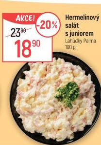 Hermelínový salát s juniorem