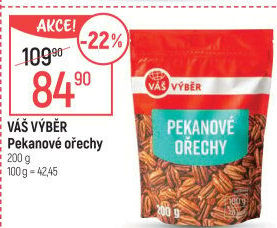 Pekanové ořechy Váš Výběr