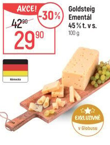 Sýr Ementál 45 % Goldsteig