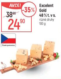 Sýr Excelent Gold 48%