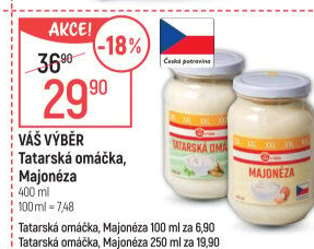 Tatarská omáčka Váš Výběr