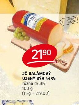 JČ salámový uzený sýr