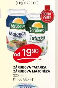 Zárubova tatarka, Zárubova majonéza