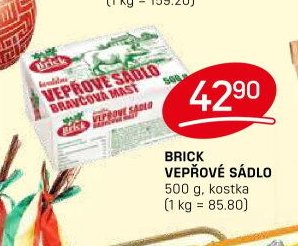 Brick vepřové sádlo