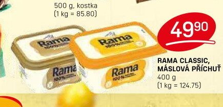 Rama Classic, máslová příchuť