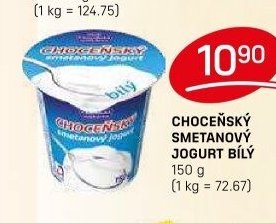 CHOCEŇSKÝ SMETANOVÝ JOGURT BÍLÝ