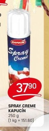 SPRAY CREME KAPUCÍN
