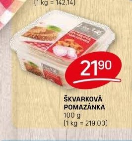 Škvarková pomazánka