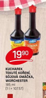 KUCHAREK TEKUTÉ KOŘENÍ, SÓJOVÁ OMÁČKA, WORCHESTER