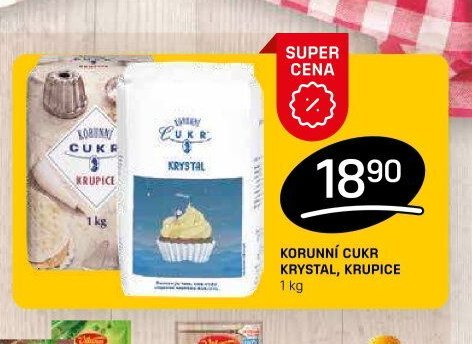 KORUNNÍ CUKR KRYSTAL, KRUPICE