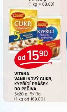 VITANA VANILINOVÝ CUKR, KYPŘICÍ PRÁŠEK DO PEČIVA