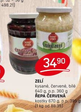 ZELÍ, ŘEPA ČERVENÁ
