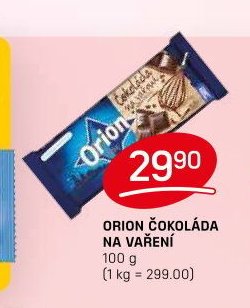 ORION ČOKOLÁDA NA VAŘENÍ