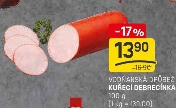Debrecínka kuřecí Vodňanské kuře