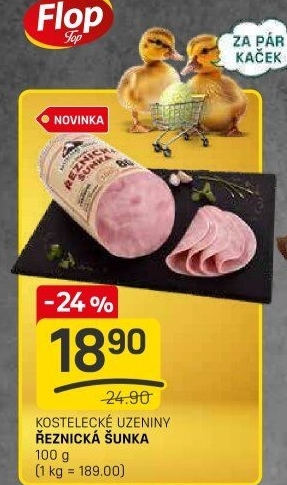 Šunka Řeznická výběrová Kostelecké uzeniny