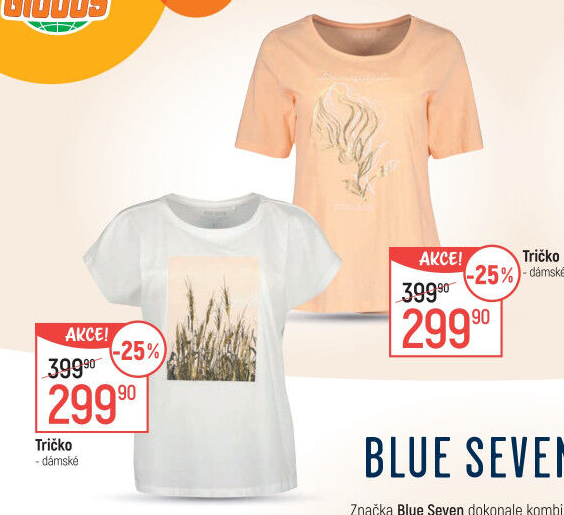 Dámské tričko Blue Seven