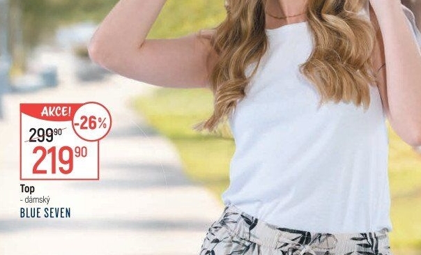 Dámský top Blue Seven