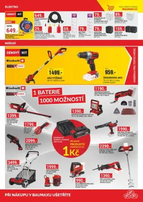 akční leták bauMax 1.4.2025-30.4.2025