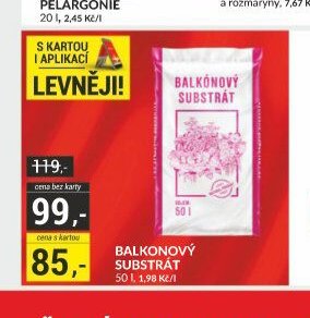 BALKONOVÝ SUBSTRÁT
