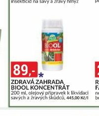 ZDRAVÁ ZAHRADA BIOOL KONCENTRÁT