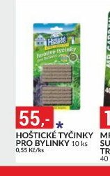 HOŠTICKÉ TYČINKY PRO BYLINKY