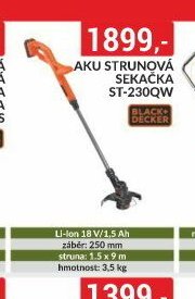 AKU STRUNOVÁ SEKAČKA ST-230QW