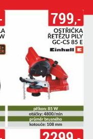 OSTŘIČKA ŘETĚZU PILY GC-CS 85 E