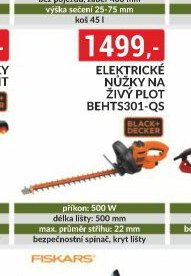 ELEKTRICKÉ NŮŽKY NA ŽIVÝ PLOT BEHTS301-QS