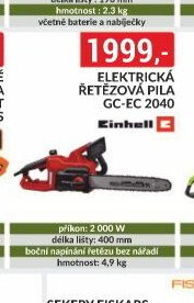 ELEKTRICKÁ ŘETĚZOVÁ PILA GC-EC 2040