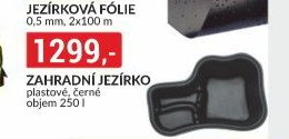 ZAHRADNÍ JEZÍRKO plastové, černé