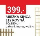 MŘÍŽKA KINGA L12 ROVNÁ 90x180 cm