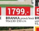 BRANKA pravá/levá 90x130-150 cm