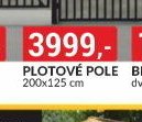 PLOTOVÉ POLE 200x125 cm